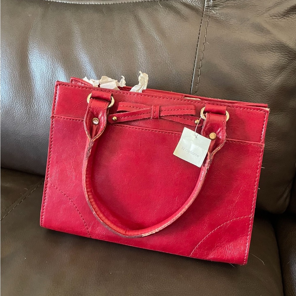 Liz Claiborne red purse
